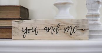 you and me